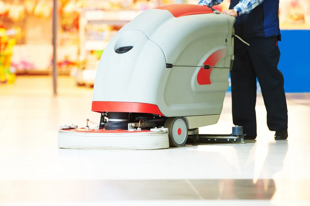 floor polish by premium maintenance services 
